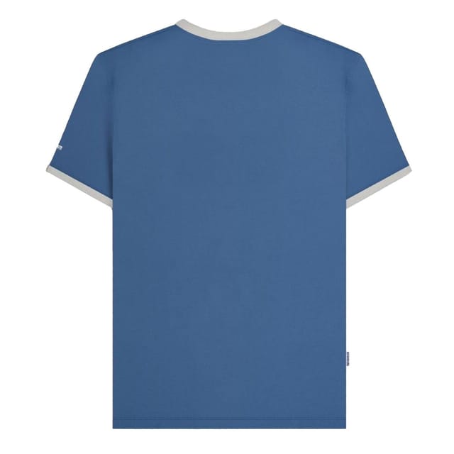 Lambretta Lambretta Men's Target Ringer T-Shirt in Dark Blue - 2