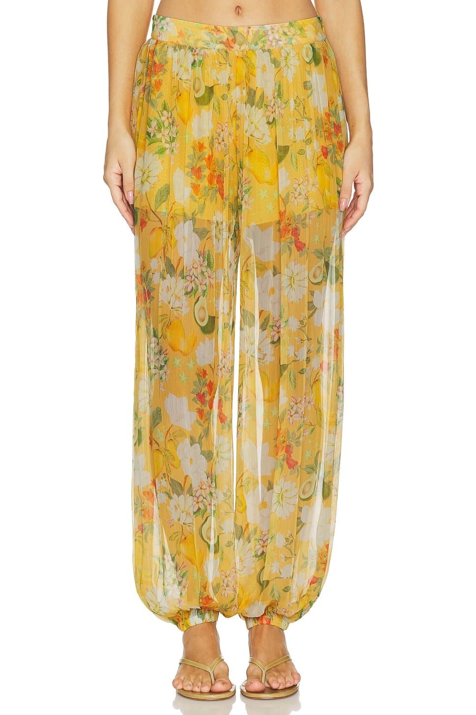 revolve Floral Balloon Pants