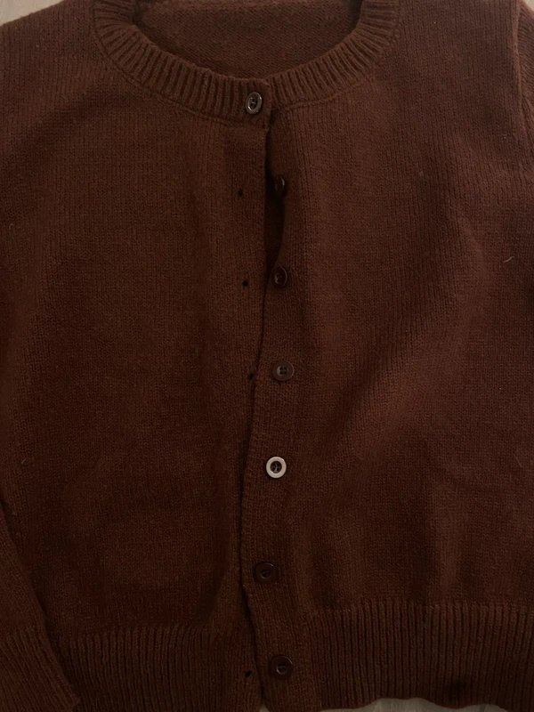 ASOS Brown knitted cardigan - 1