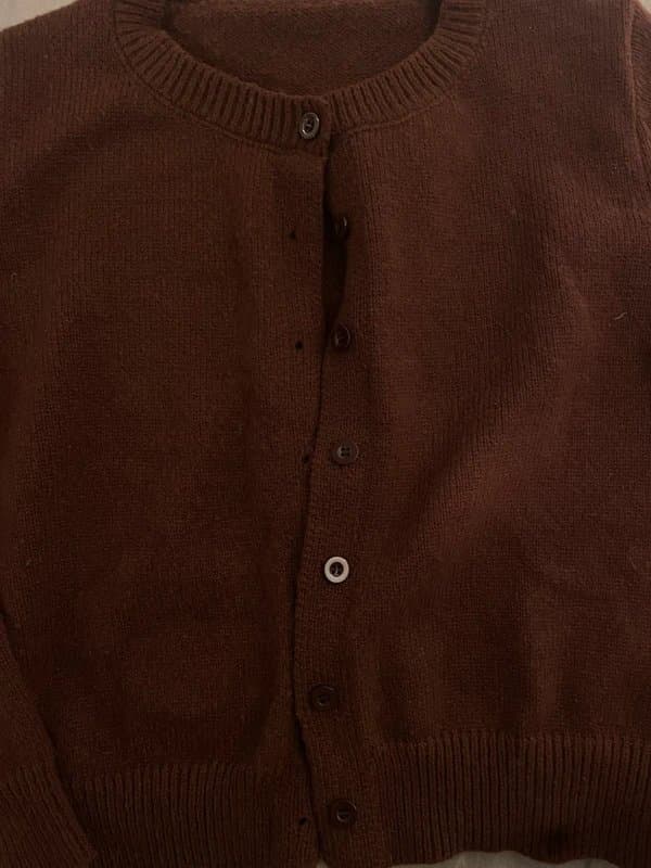 ASOS Brown knitted cardigan