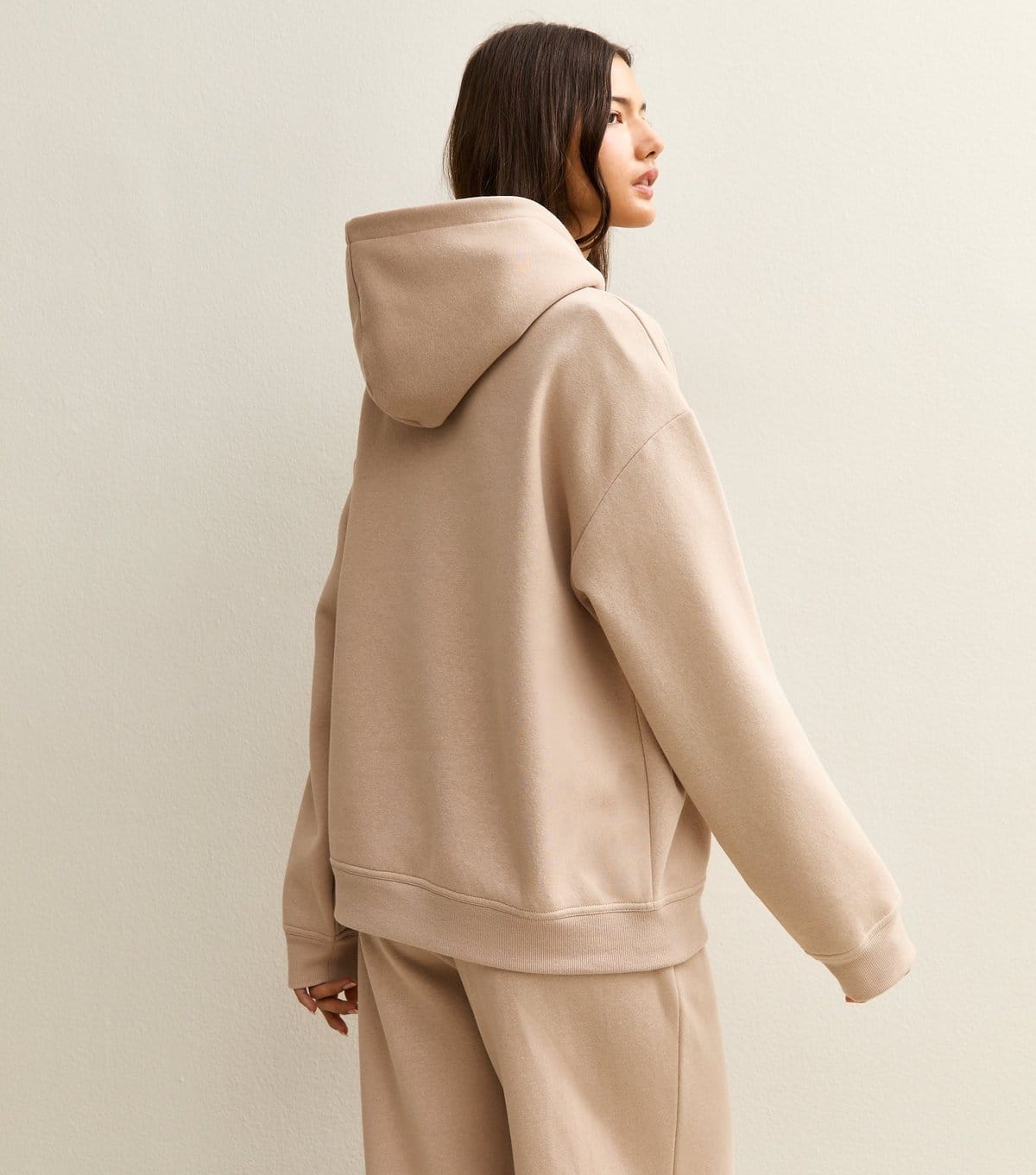 New Look Women's Mink Relaxed Drop Shoulder Hoodie New Look - 4