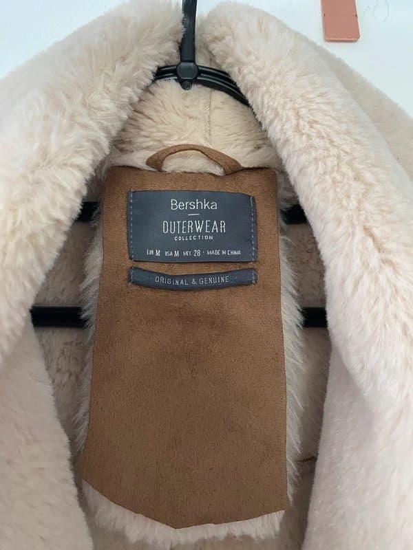Bershka Bershka Women's Faux Suede Waistcoat Gilet Size 10-12 UK