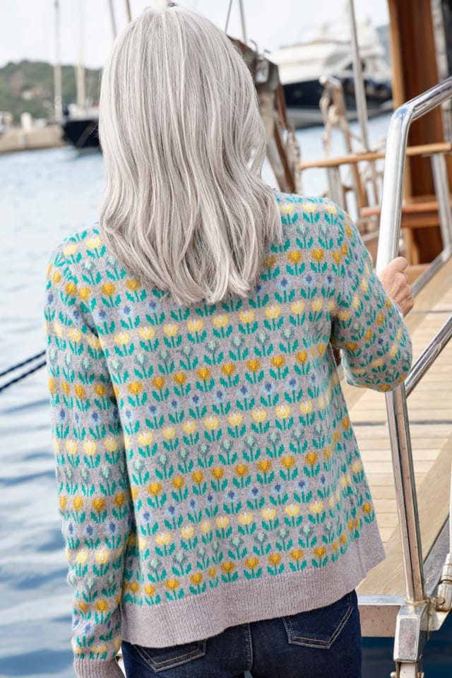 WoolOvers WoolOvers Women's Spring Tulip Cardigan - 3