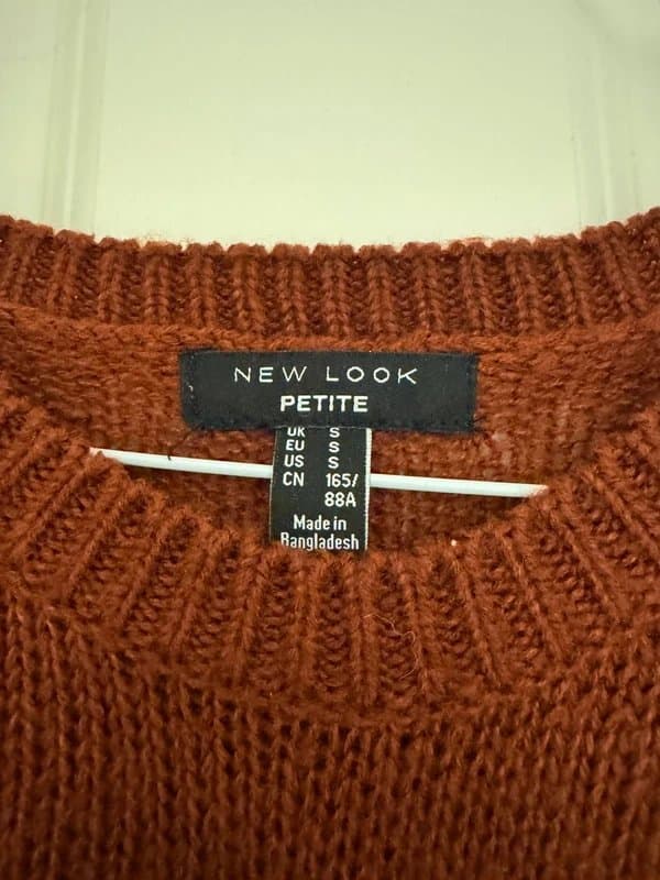 New Look Brown Orange New Look Jumper