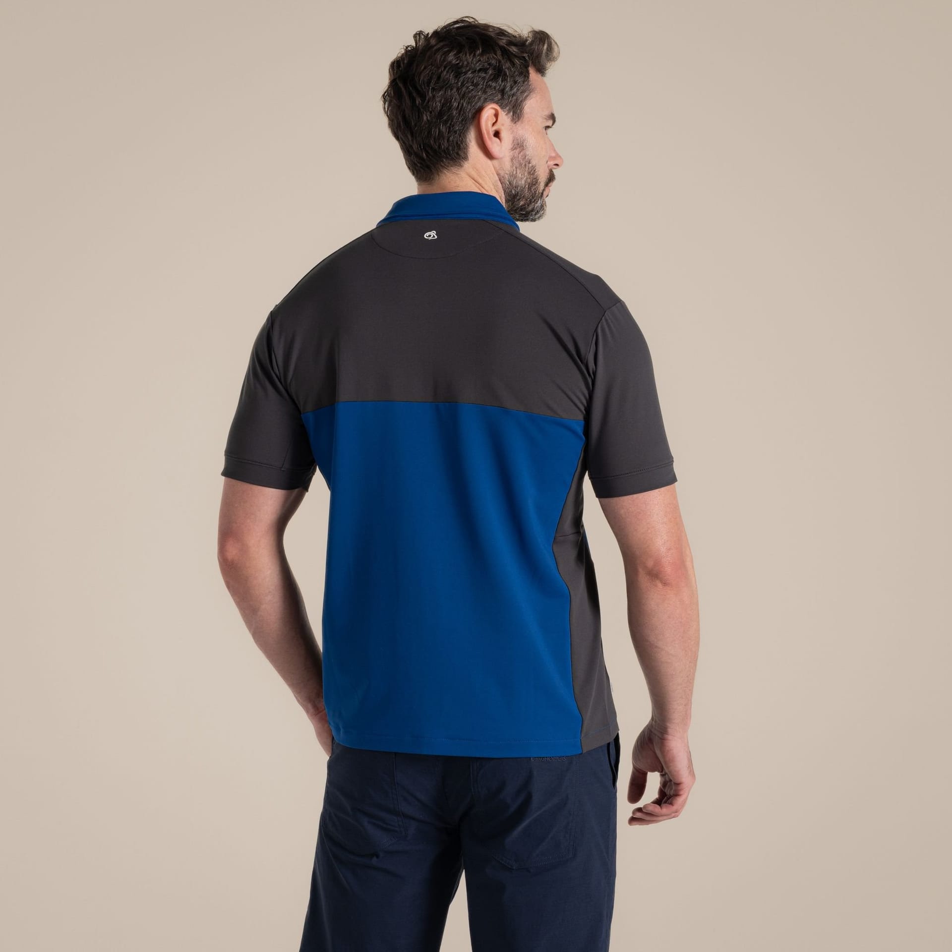 Craghoppers Craghoppers Men's NosiLife Avro Insect-Repellent Short Sleeved Golf Polo Shirt in Grey - 4