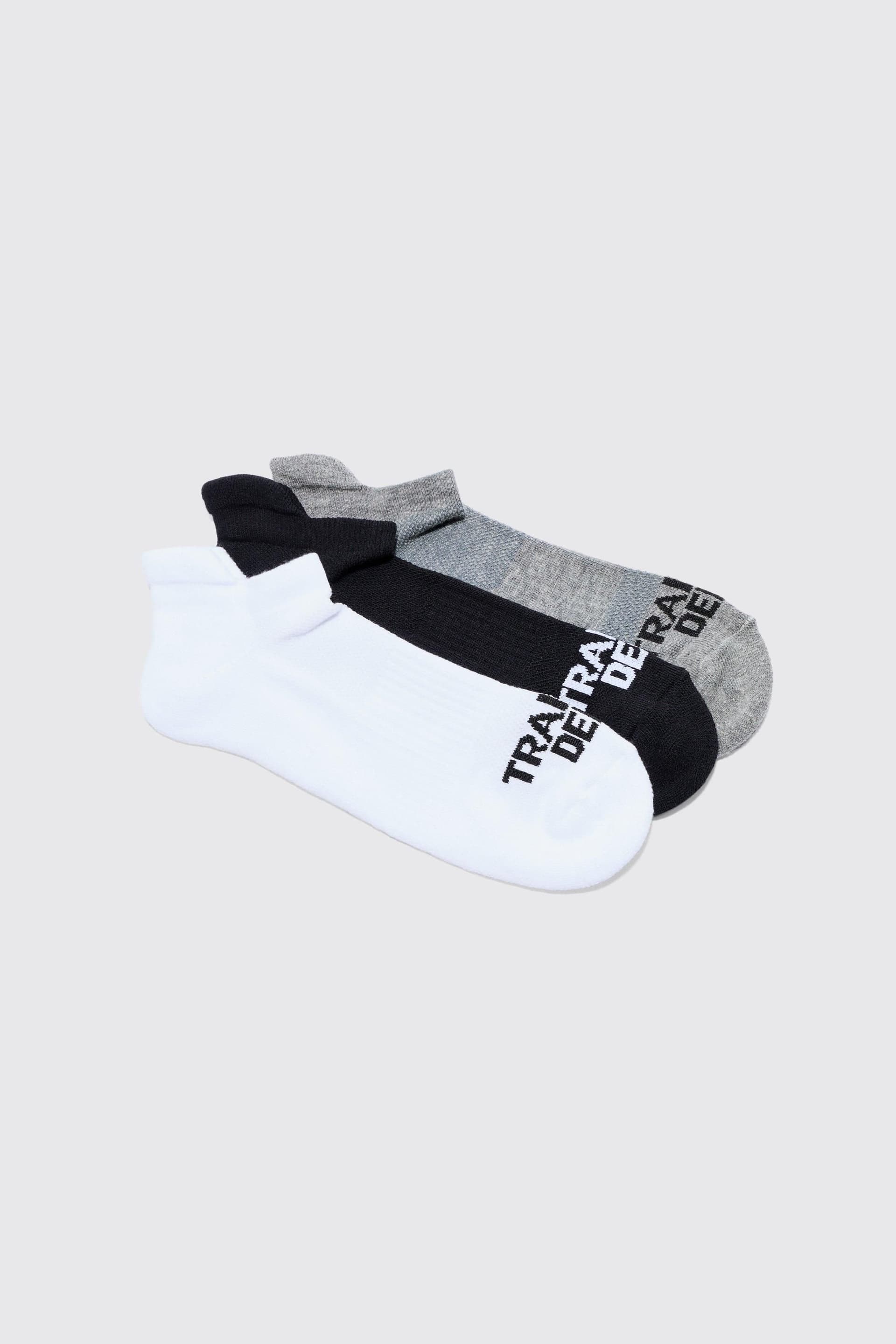 Training Dept. Training Dept. Men's Training Dept Cushioned Trainer 3 Pack Socks