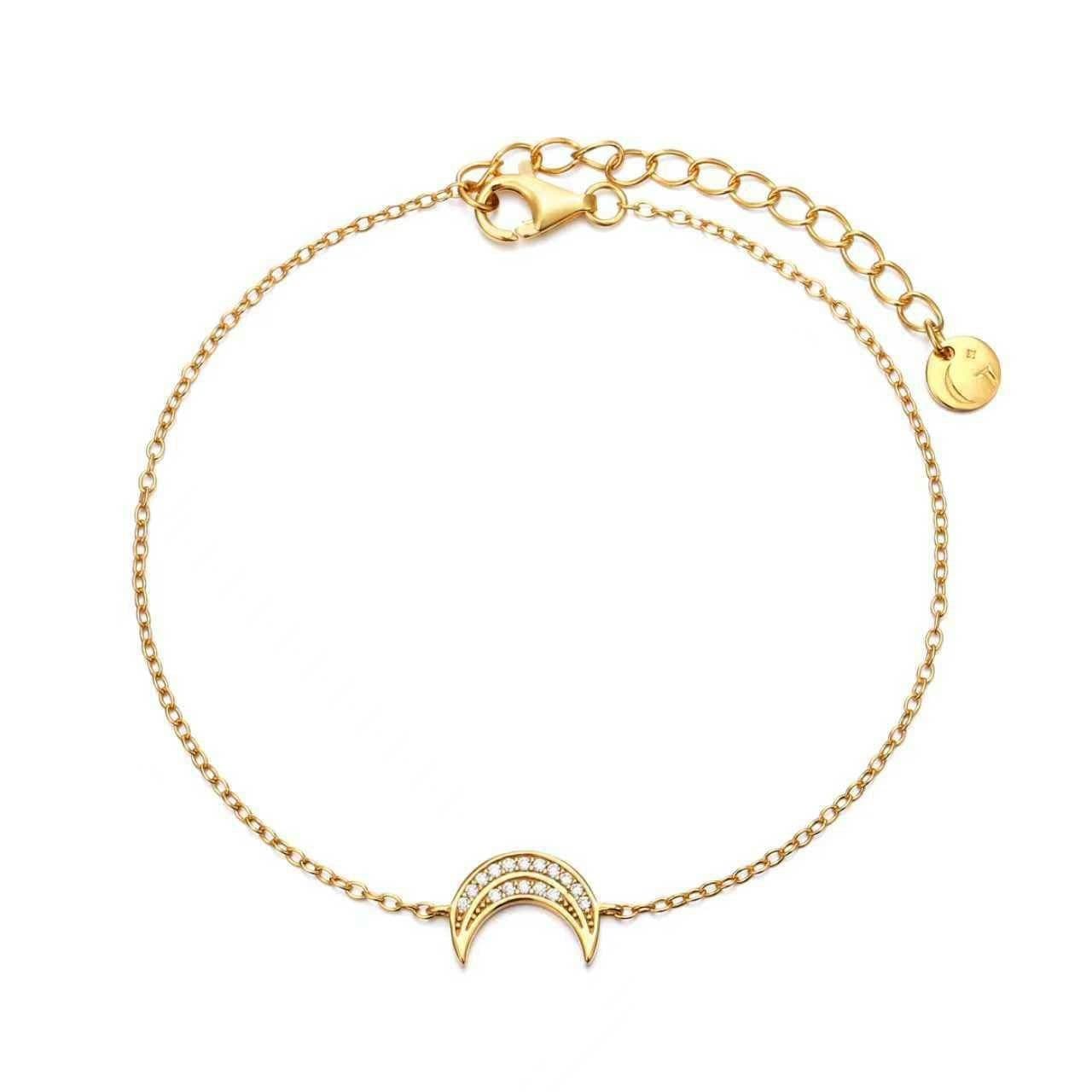 Gold Trip Gold Trip Women's Celestial Moon Bracelet in Gold