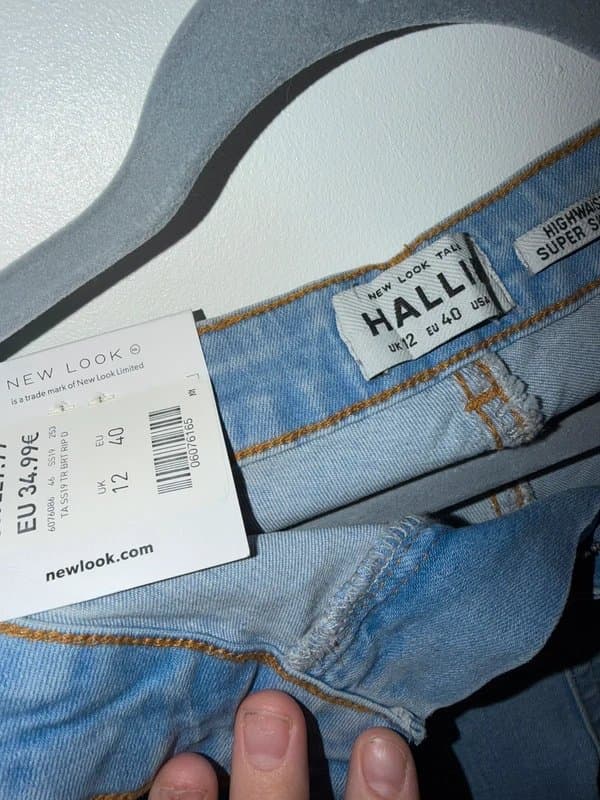 New Look New look size 12 high waist super skinny jeans