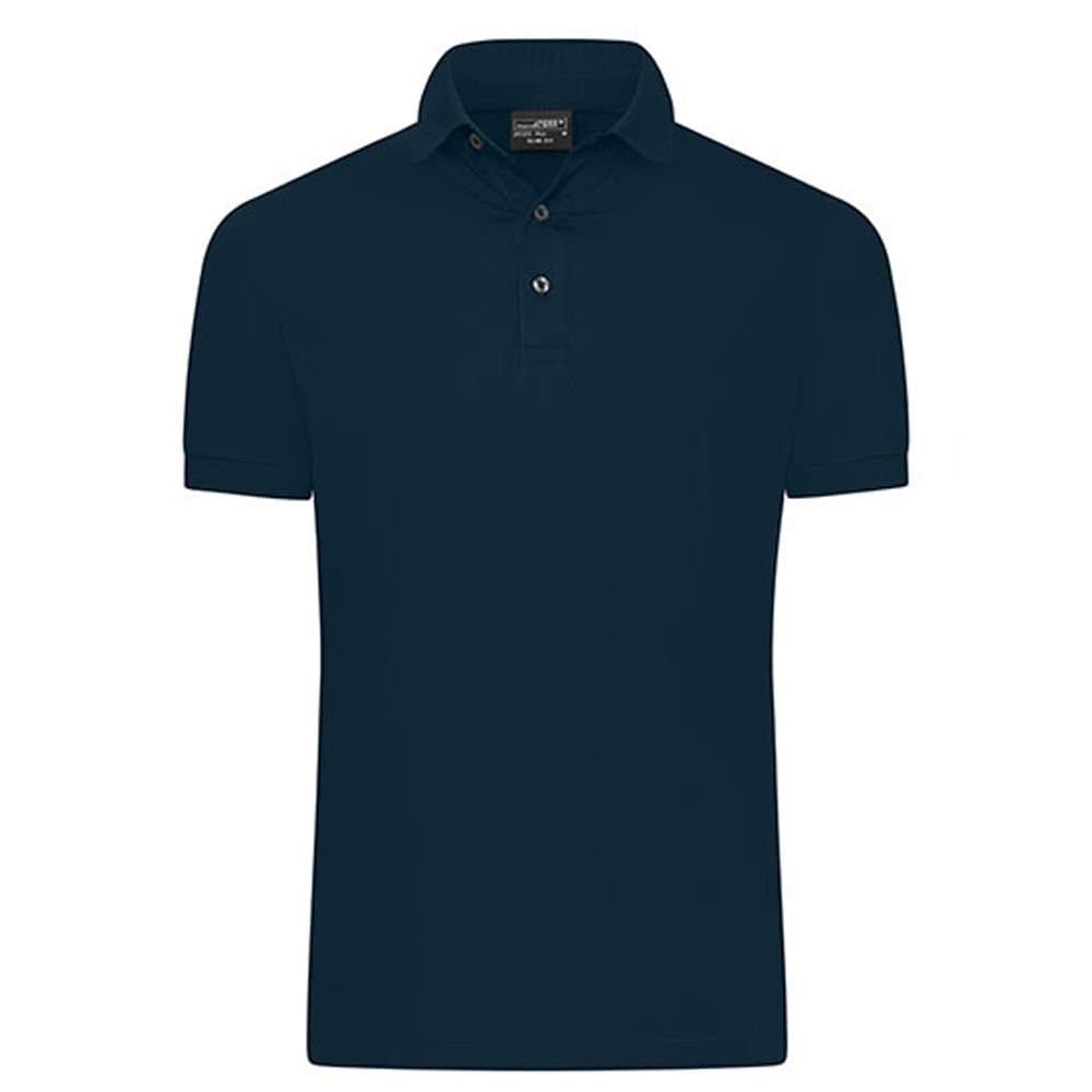 James and Nicholson James and Nicholson Men's Mercerised Slim Polo Shirt in Navy