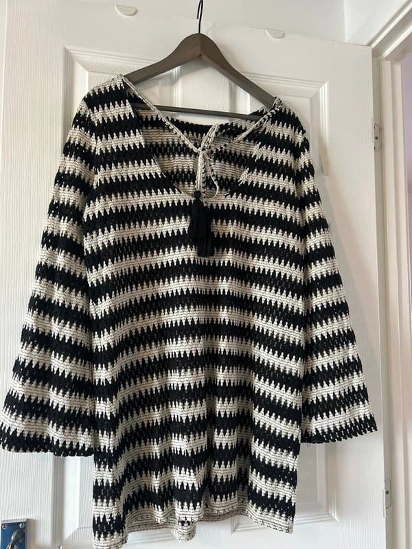 New Look New Look crochet beach cover up short dress Medium