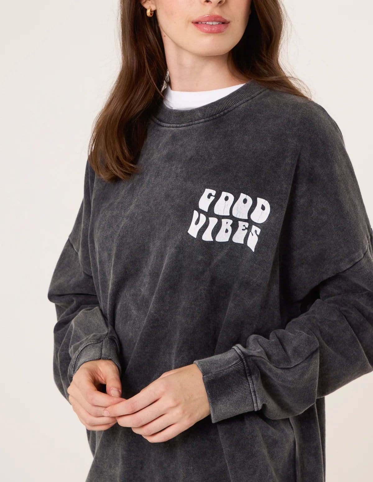 Blue Vanilla Good Vibes Sweatshirt - 4