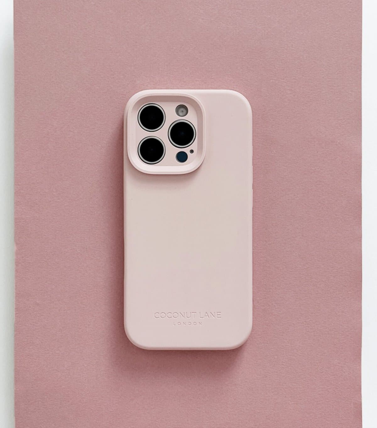Coconut Lane Light Pink Butter Soft Silicone Phone Case Coconut Lane New Look