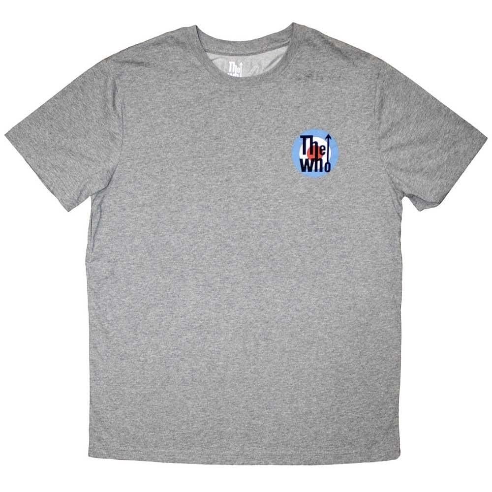 The Who The Who Men's Target Logo Mini T-Shirt in Grey