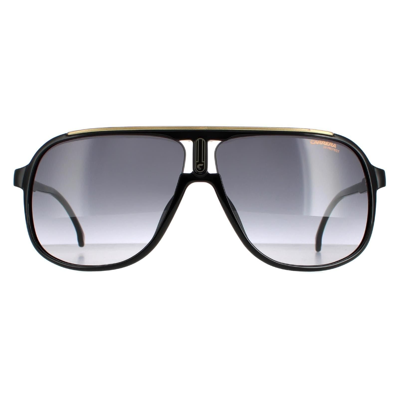 Carrera Carrera Men's Aviator Black Gold Dark Grey Gradient 1047/S