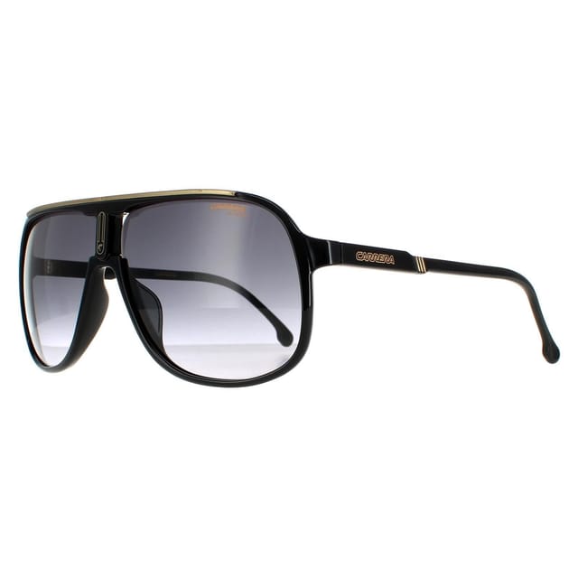 Carrera Carrera Men's Aviator Black Gold Dark Grey Gradient 1047/S - 2