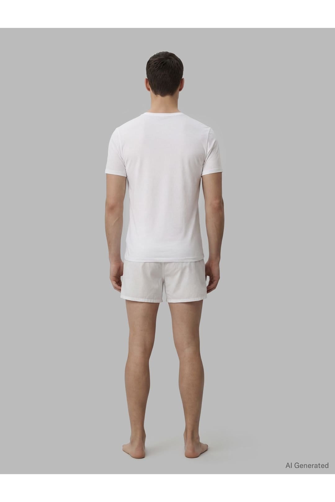 Calvin Klein Calvin Klein Men's 3 Pack Crew Neck T-Shirts - Black/Blue Descent/White - 4