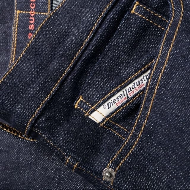 Diesel Diesel Men's D-Fining Tapered Dark Blue Denim Jeans - 3