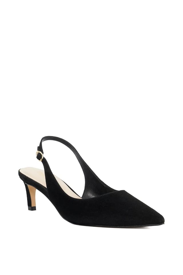 Dune London Dune London Women's Wide Fit 'Celinna' Suede Strappy Heels in Black - 2