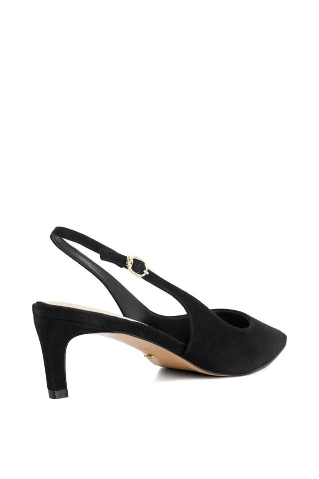 Dune London Dune London Women's Wide Fit 'Celinna' Suede Strappy Heels in Black - 3
