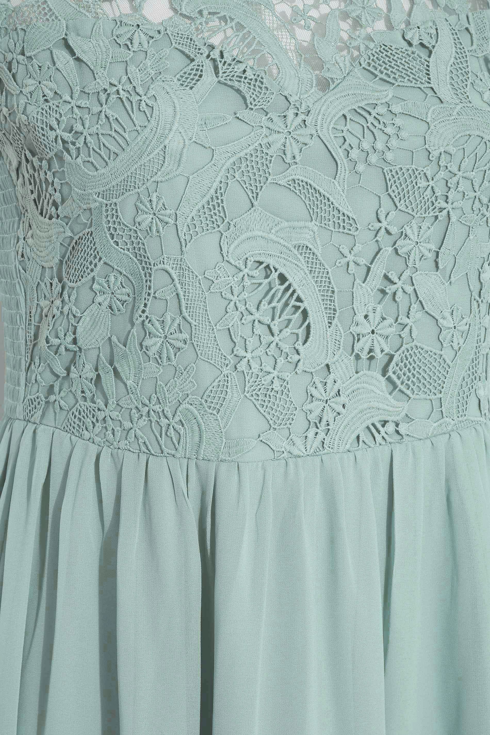 Yours Yours Women's Chiffon Maxi Dress in Pale Blue - 4