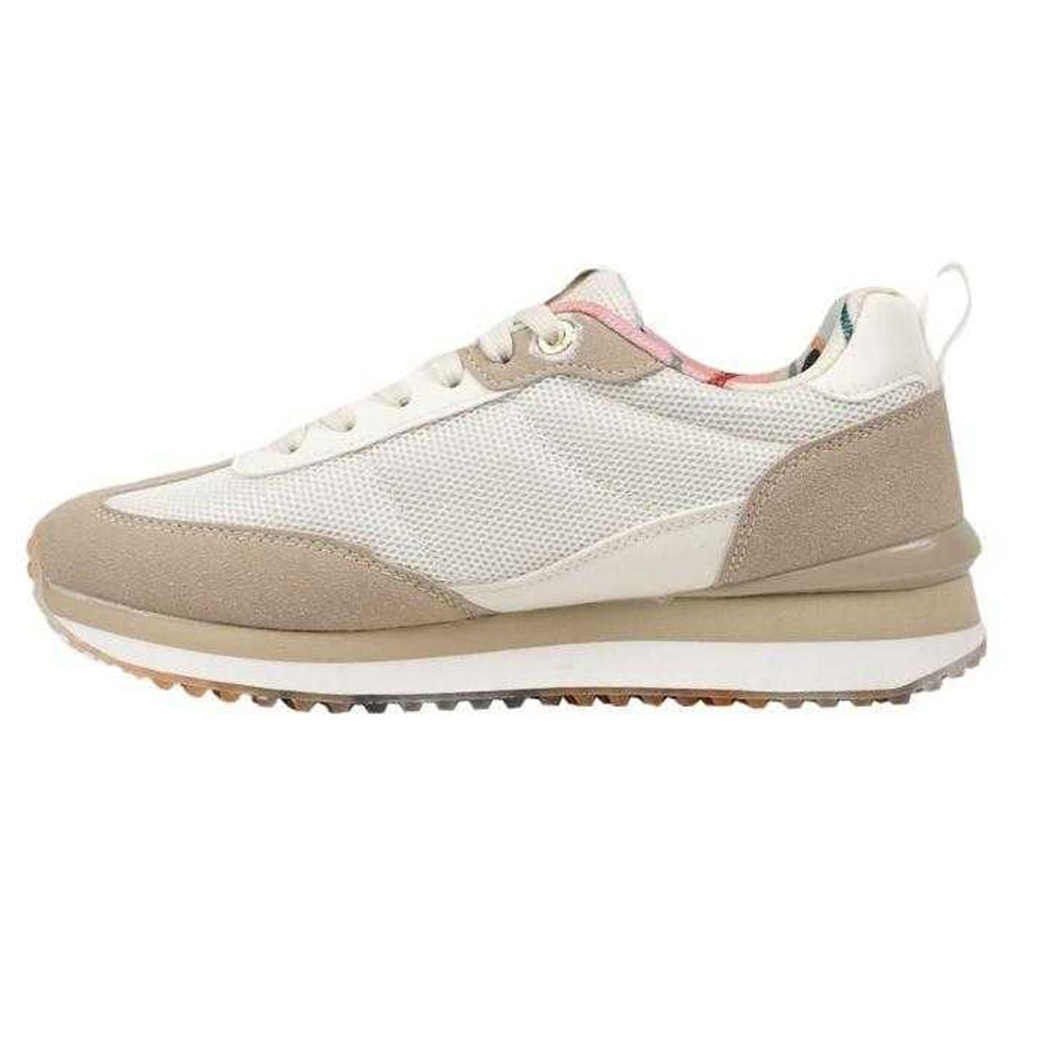Lee Cooper Lee Cooper Women's Logo Trainers in Medium Beige