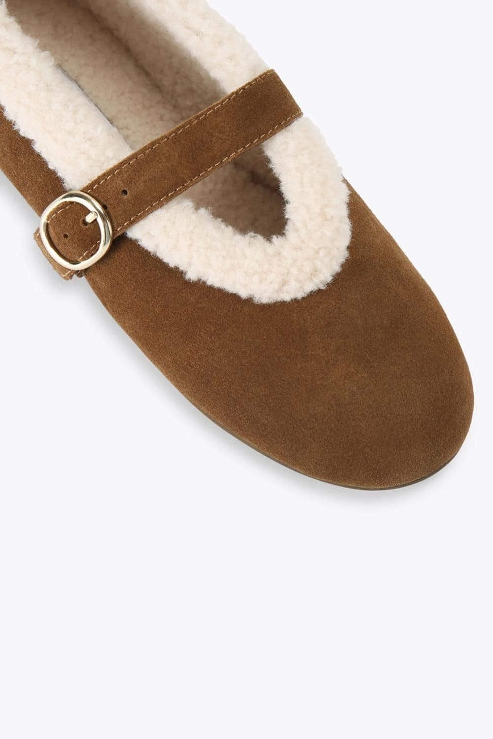 Steve Madden STEVE MADDEN Women's 'Lodge Brown' Suede Flats in Brown - 4