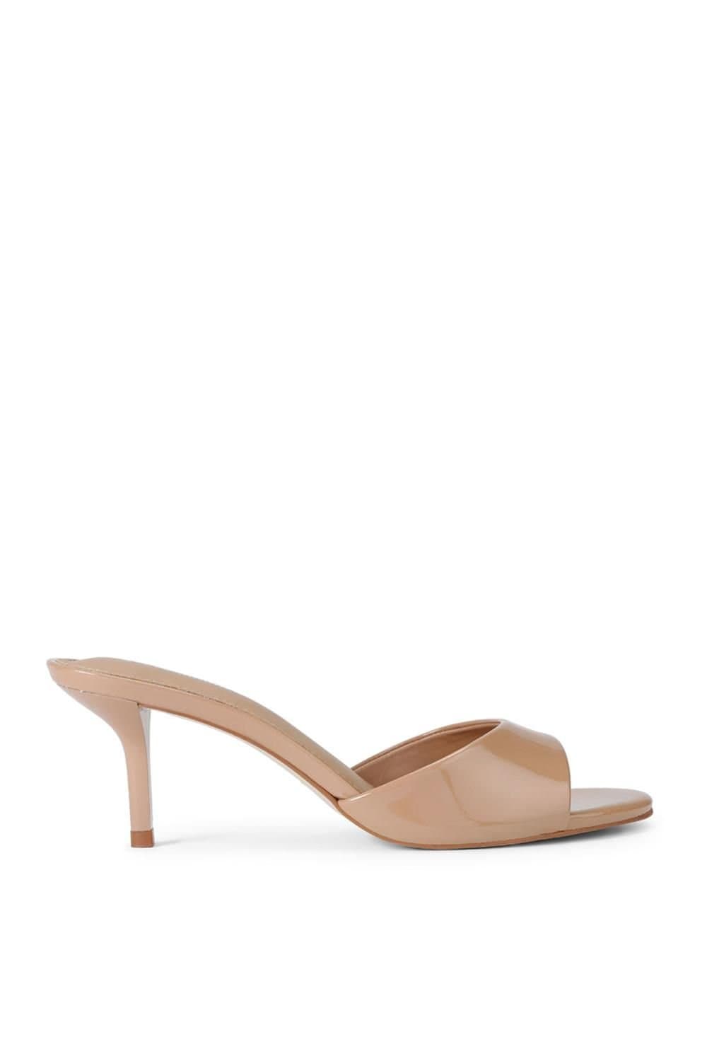 Steve Madden STEVE MADDEN Women's 'Kendrix Camel' Patent Leather Heels in Camel