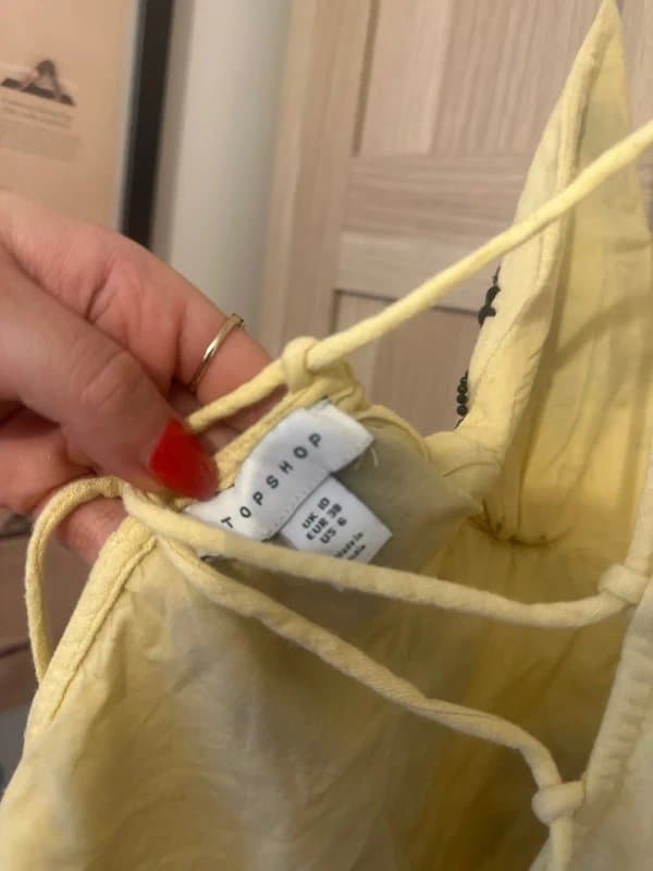 Topshop Brand new embellished cami top