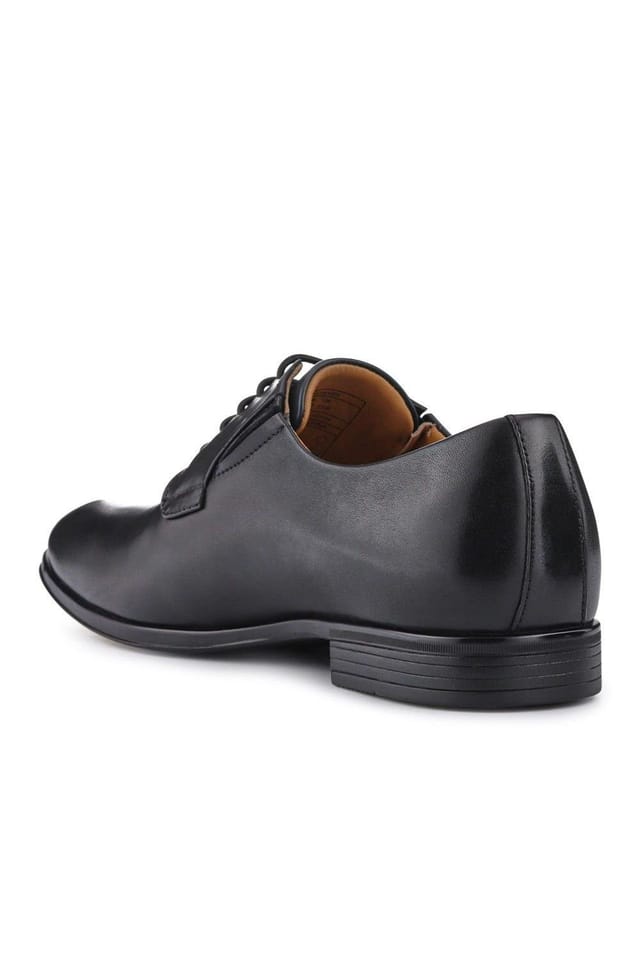Jones Bootmaker Jones Bootmaker Men's Manson Wide Fit Wax-Finished Leather Oxfords in Black - 3