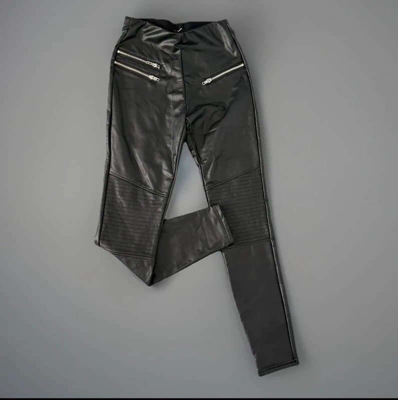 New Look New look faux leather skinny trousers size 10