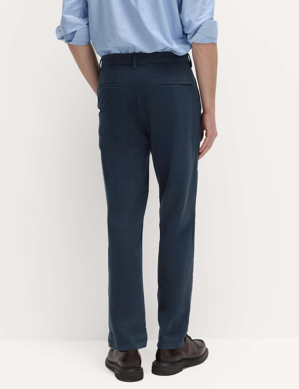 Marks & Spencer M&S The Ultimate Regular Fit Chinos Navy - 4