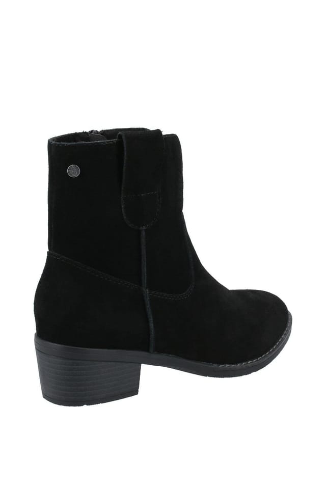 Hush Puppies Hush Puppies Women's 'Iva' Suede Leather Ankle Boots in Black - 2