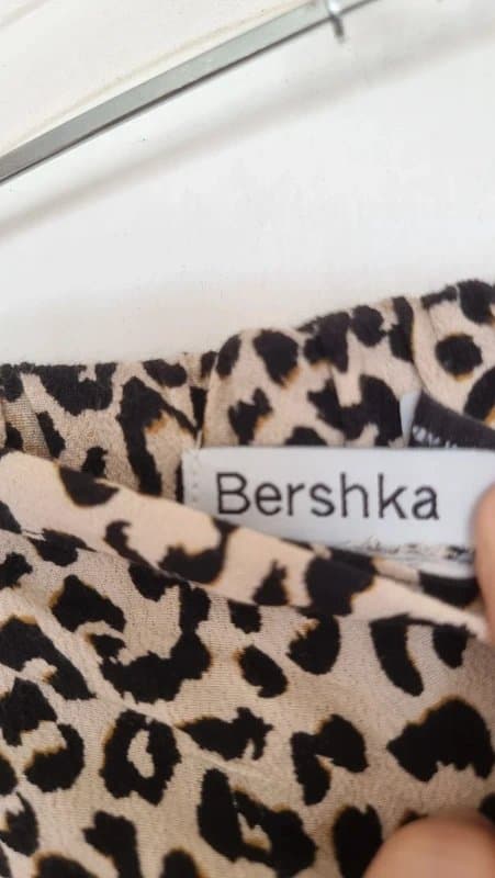 Bershka Leopard Print Skirt