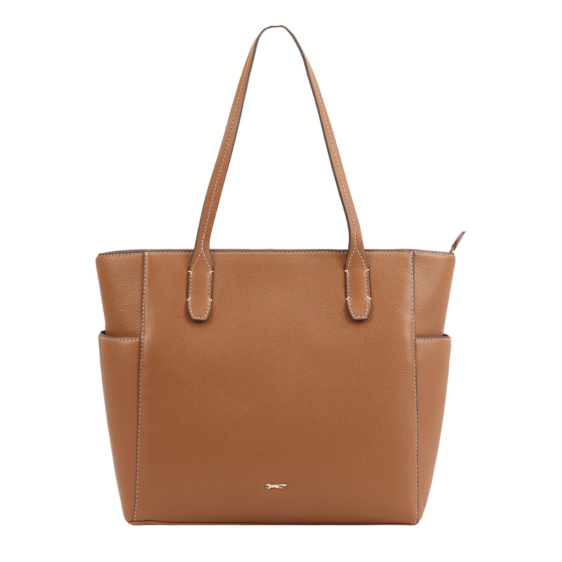 Paul Costelloe Paul Costelloe Women's Lucinda Leather Shoulder Bag in Light Tan