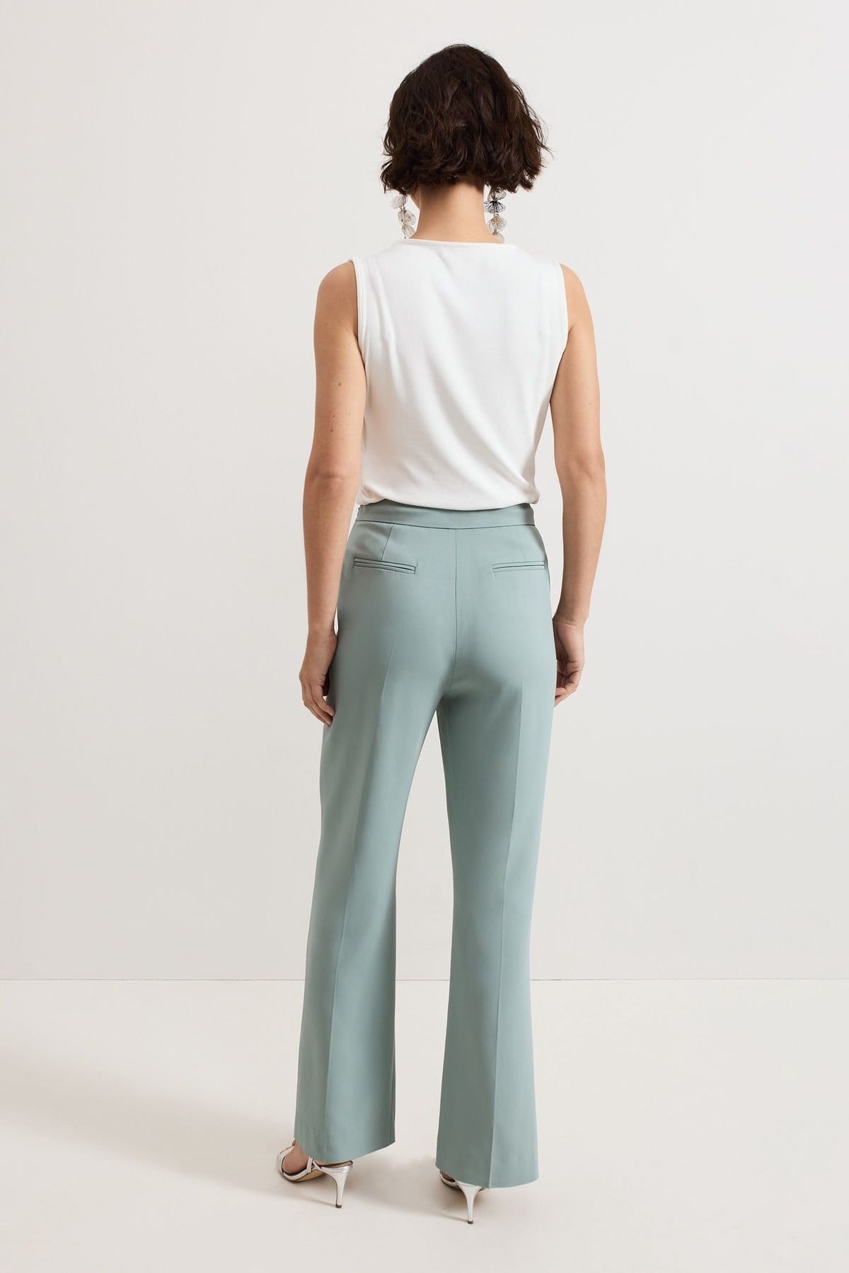 Phase Eight Phase Eight Women's Bowen Eau De Nil Suit Trousers in Duck Egg Blue - 4