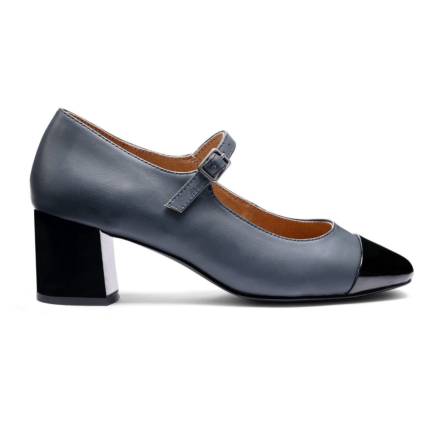 Hotter Hotter Women's 'Shimmer' Smart Heels in Mid Navy