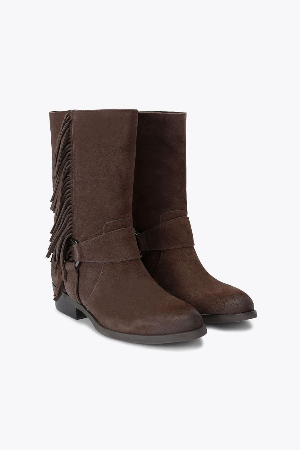 KG Kurt Geiger KG Kurt Geiger Women's 'Trist' Suede Boots in Brown - 4