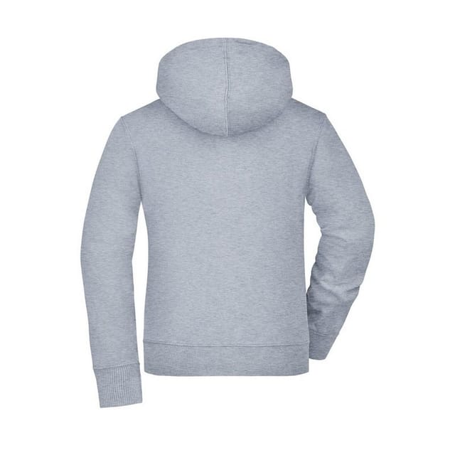 James and Nicholson James and Nicholson Women's Full Zip Hoodie in Grey - 2