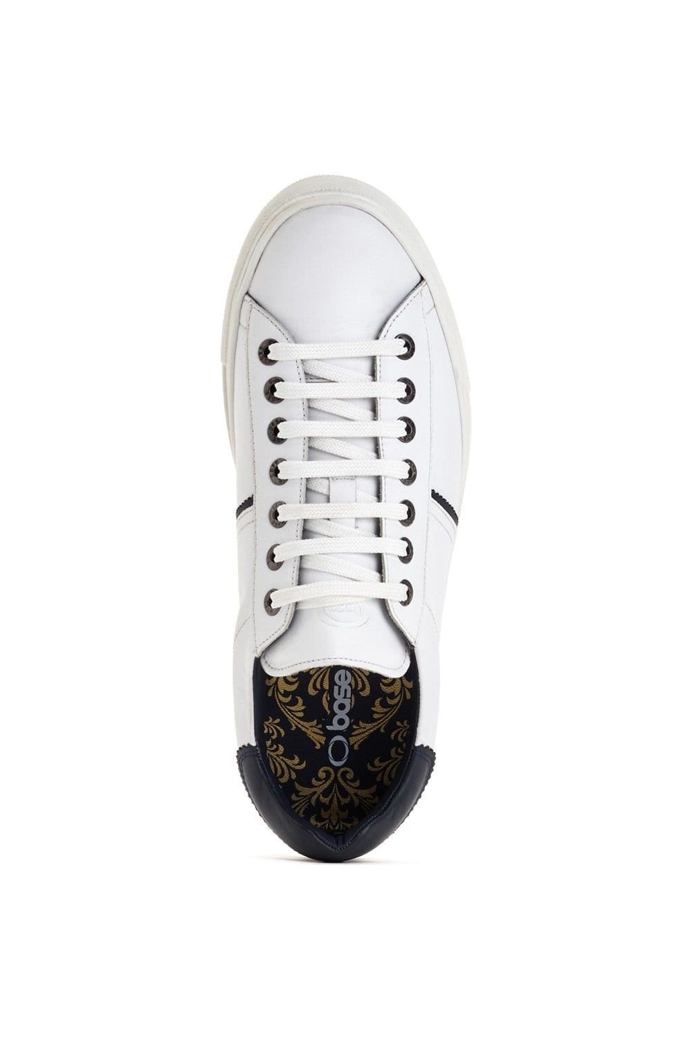 Base London Base London Men's Beck Softy Shoes in White - 4