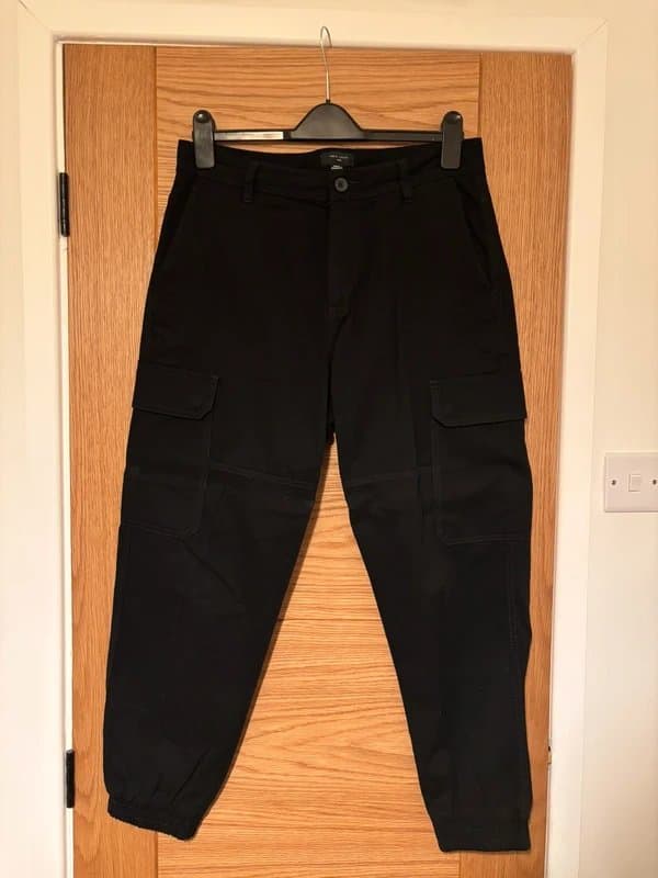 New Look New look men’s black cargo pants