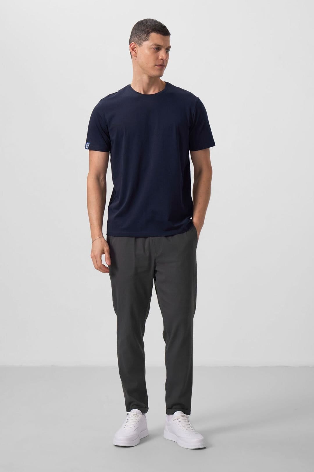 Tommy Life Tommy Life Men's Comfort Fit Crew Neck T-Shirt in Midnight - 4