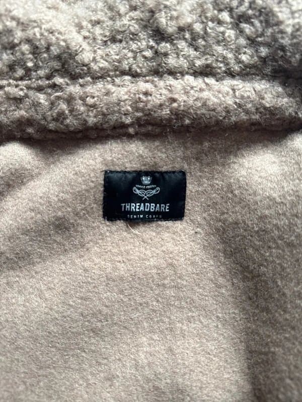 Threadbare Threadbare longline boucle gillet