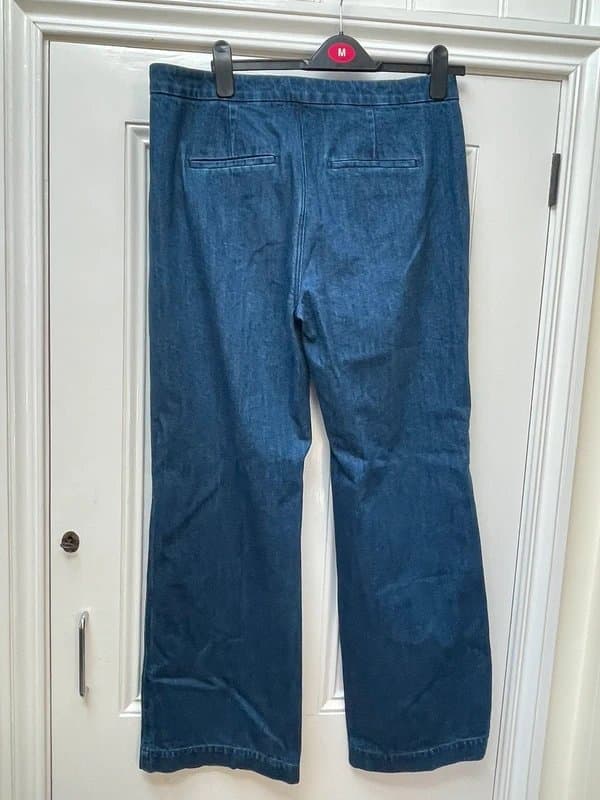 Jigsaw Jigsaw - Denim tailored trousers