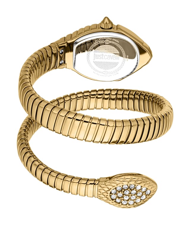 Just Cavalli Just Cavalli Women's Snake 316L Stainless Steel Watch in Gold - 2