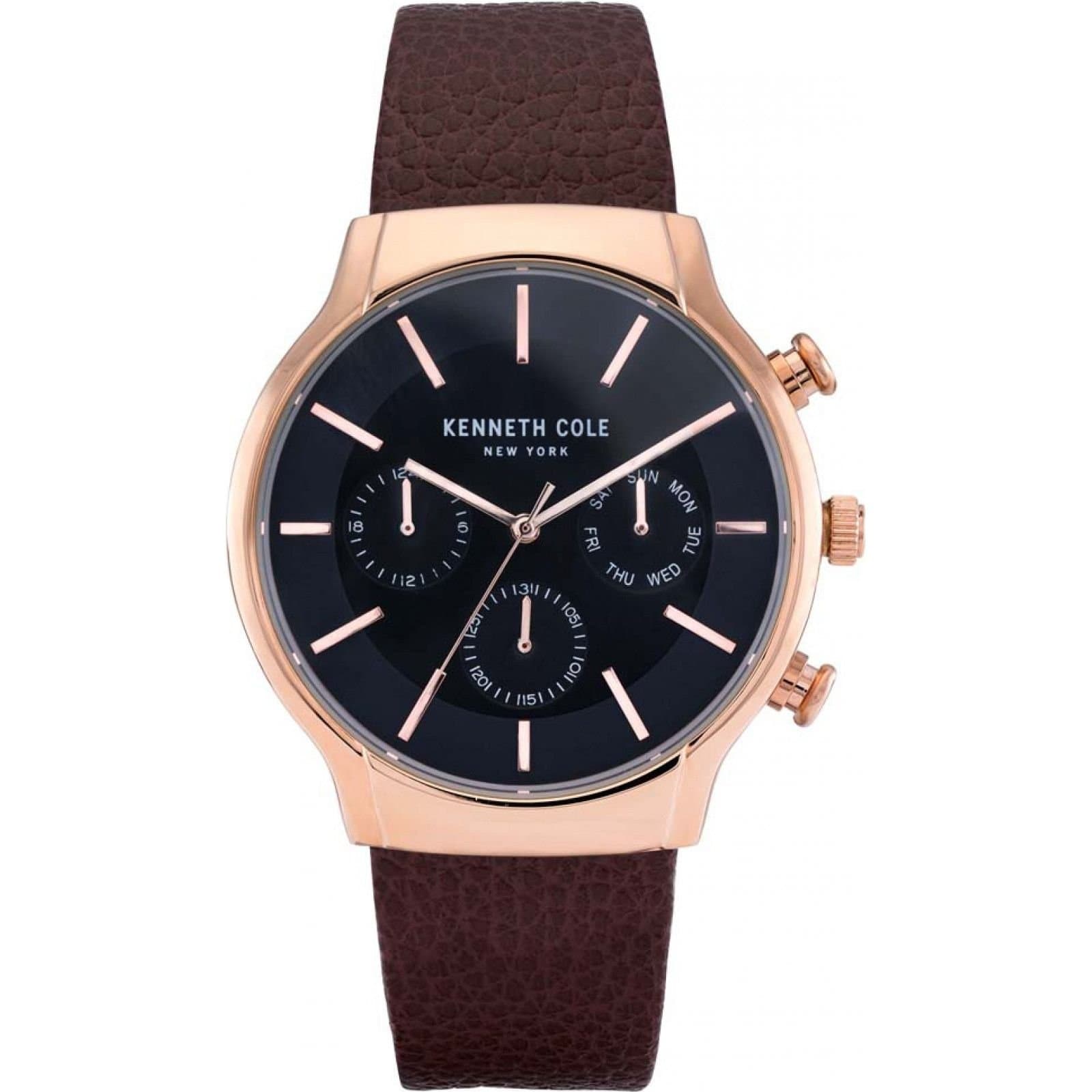 Kenneth Cole Kenneth Cole Men's KC50928004 Modern 42mm Quartz Watch in Brown