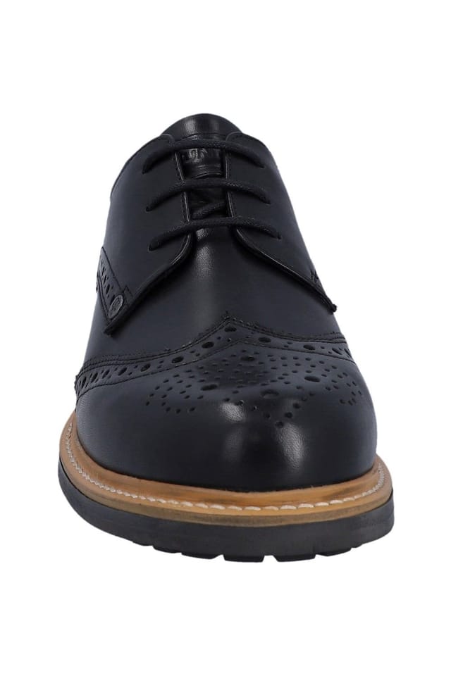 Hunter Hunter Men's Cawdor Brogue Shoe in Black - 3