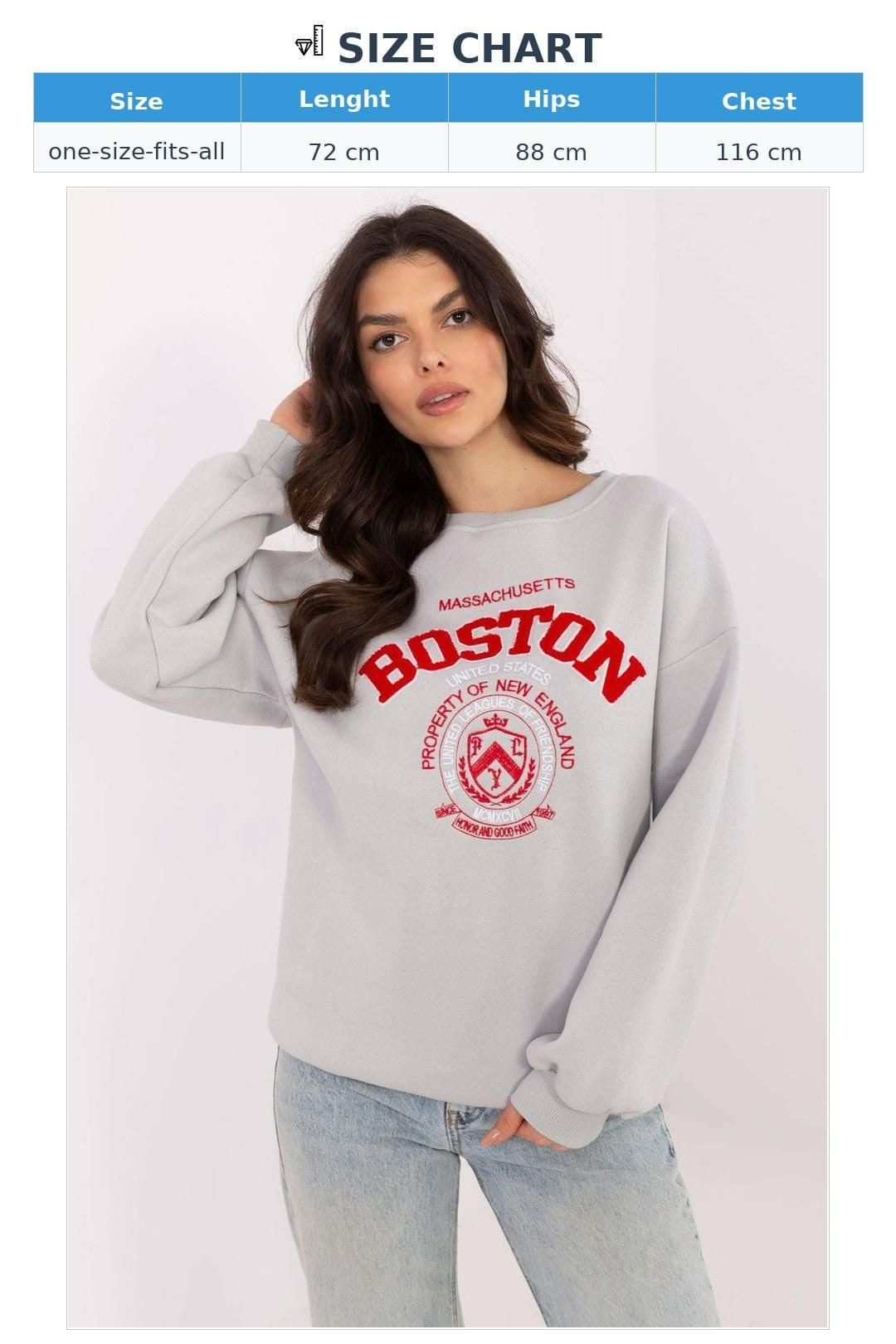 Love Lace Love Lace Women's Cotton Polyester Insulated Graphic Sweatshirt in Grey - 4
