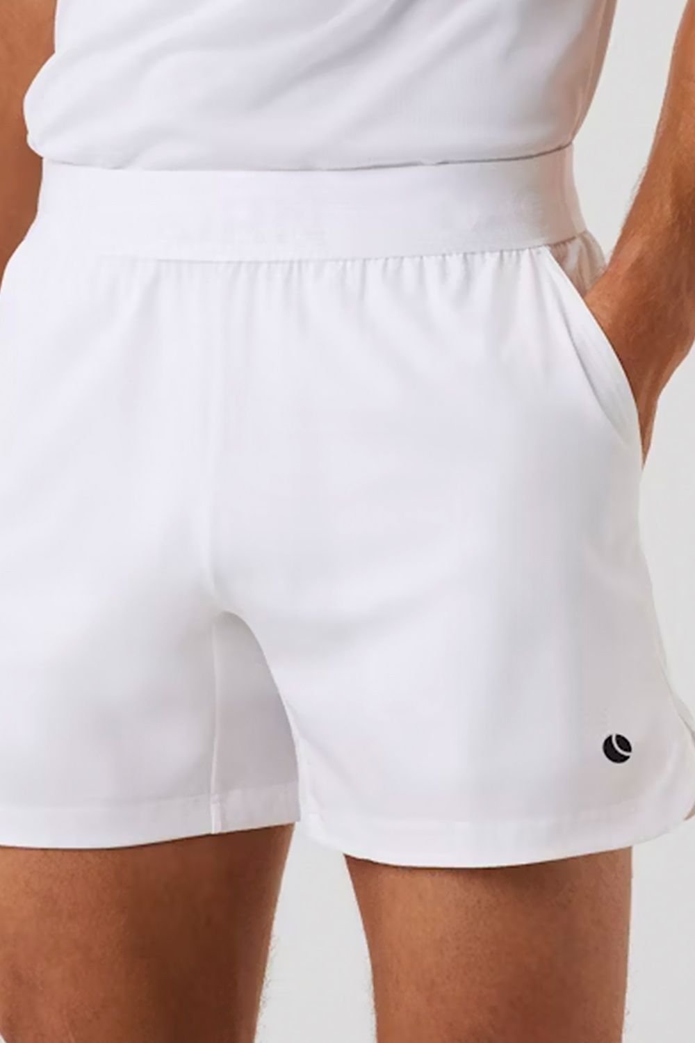 Bjorn Borg Bjorn Borg Men's Ace Short Sport Quick Drying Shorts with Pockets in White - 3