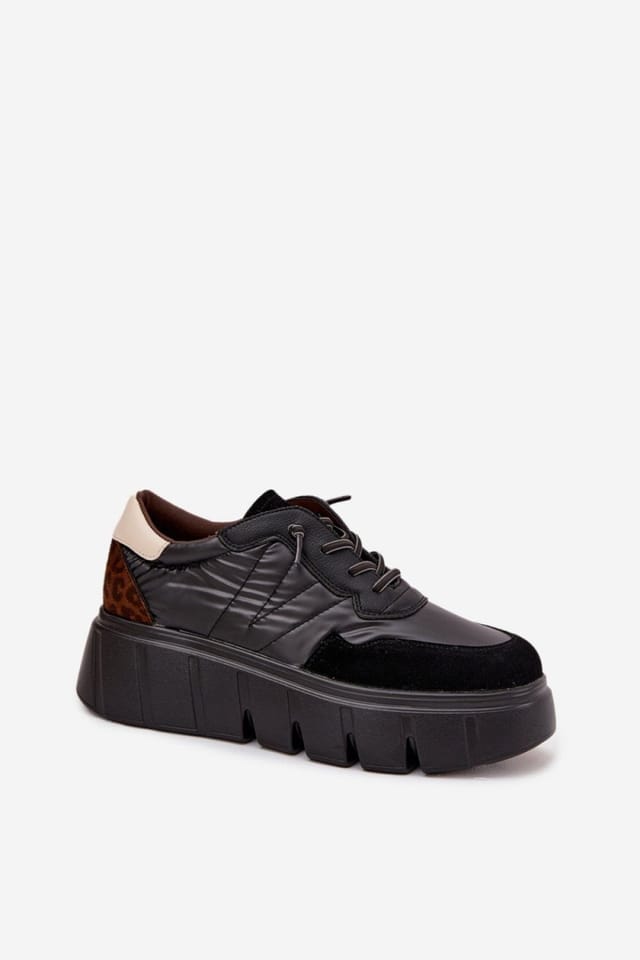 Love Lace Love Lace Women's Sport Shoes Casual Sneakers Textile & Comfort in Black - 2