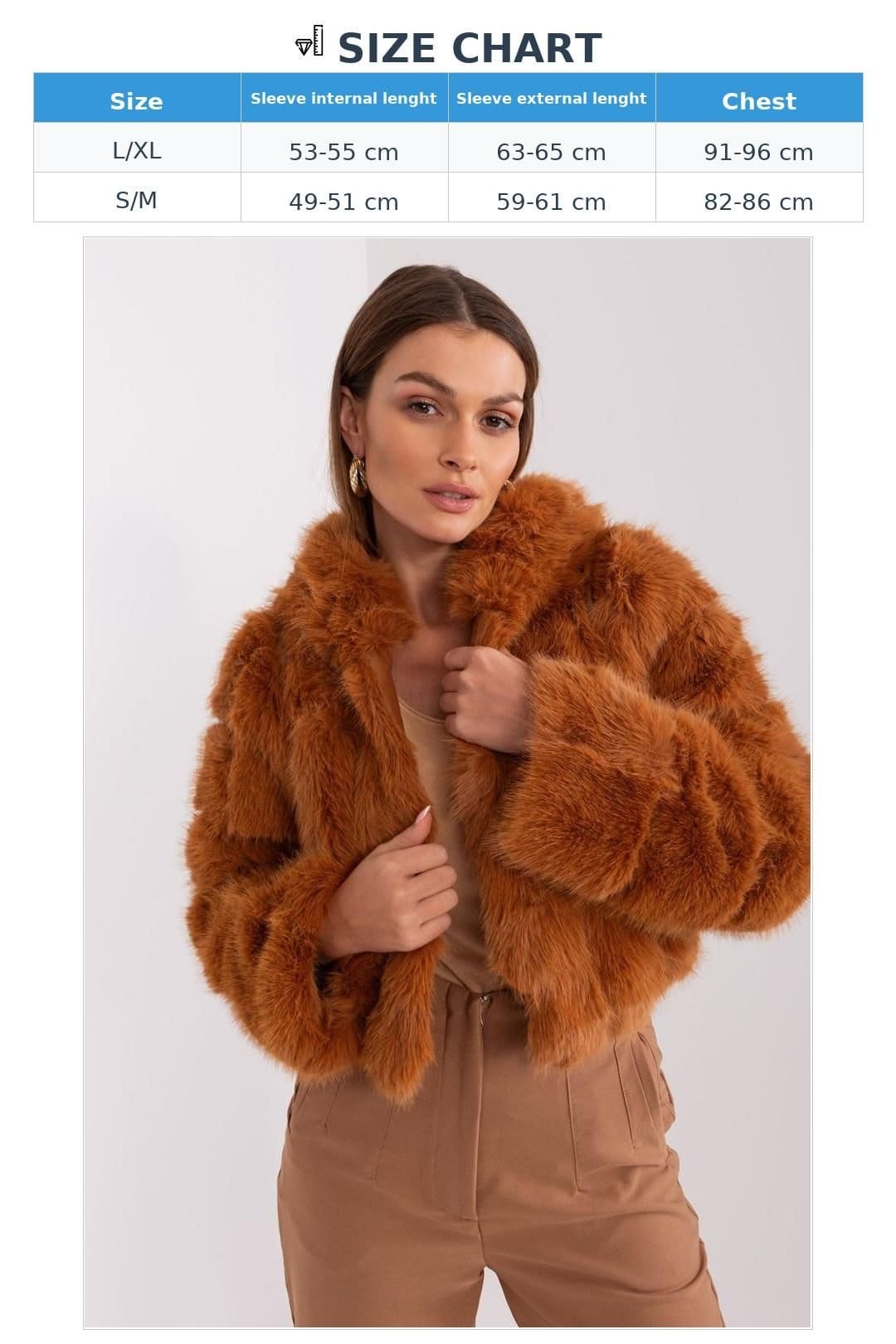 Love Lace Love Lace Women's Fur Trim Hooded Lightweight Transitional Jacket Style 189521 in Brown - 4